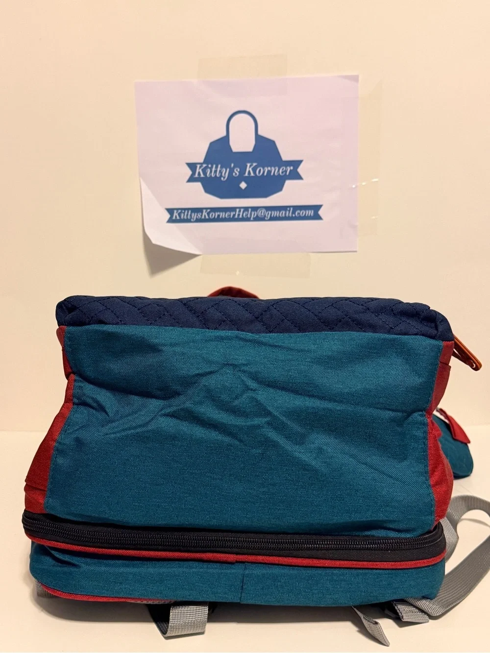 NWOT Jeryswet Good Mum Diaper Canvas Backpack